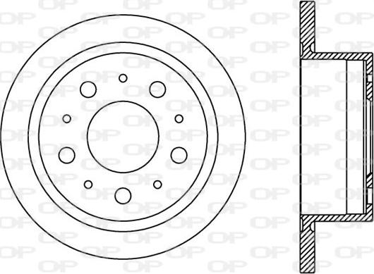 Open Parts BDA2386.10 - Bremžu diski ps1.lv