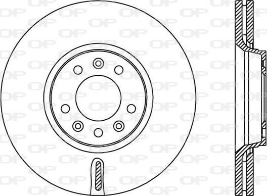 Open Parts BDA2383.20 - Bremžu diski ps1.lv