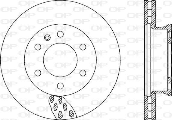 Open Parts BDA2324.20 - Bremžu diski ps1.lv