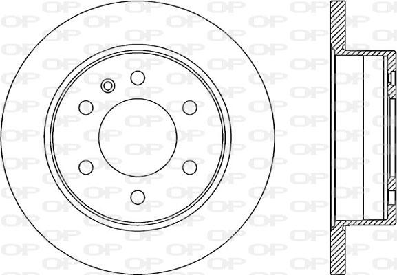 Open Parts BDA2325.10 - Bremžu diski ps1.lv