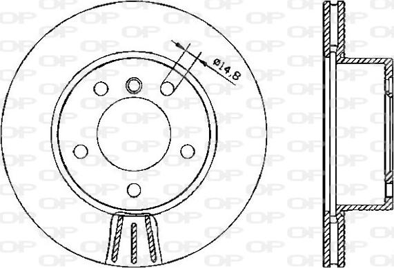 Open Parts BDA2328.20 - Bremžu diski ps1.lv