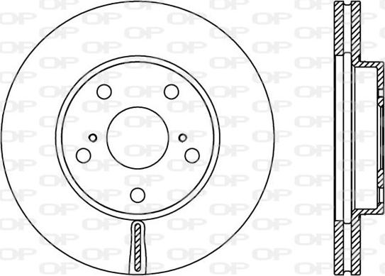 Open Parts BDA2377.20 - Bremžu diski ps1.lv