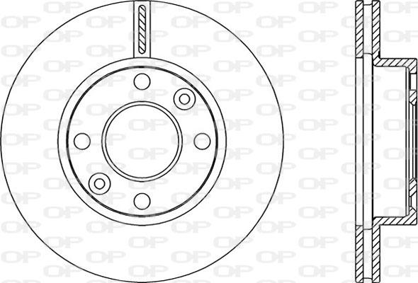 Open Parts BDA2250.20 - Bremžu diski ps1.lv