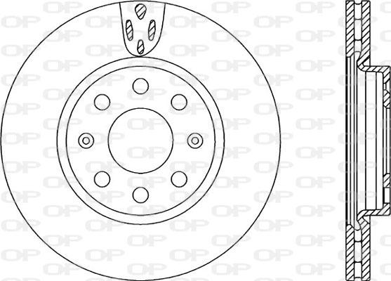 Open Parts BDA2258.20 - Bremžu diski ps1.lv