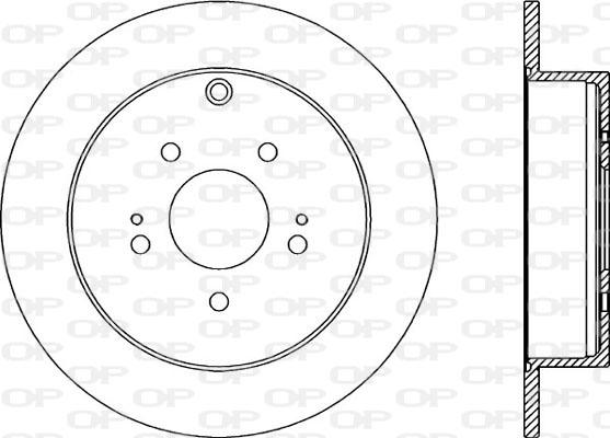 Open Parts BDA2262.10 - Bremžu diski ps1.lv