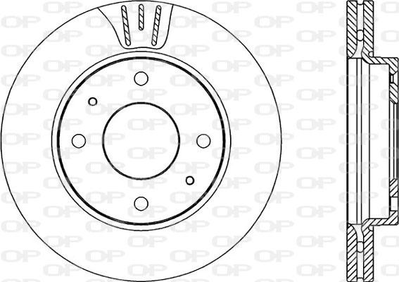 Open Parts BDA2203.20 - Bremžu diski ps1.lv