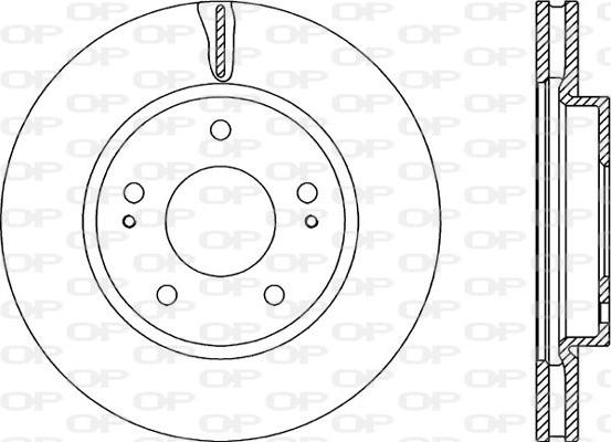 Open Parts BDA2237.20 - Bremžu diski ps1.lv