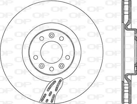 Open Parts BDA2768.20 - Bremžu diski ps1.lv