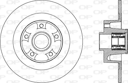 Open Parts BDA2708.30 - Bremžu diski ps1.lv