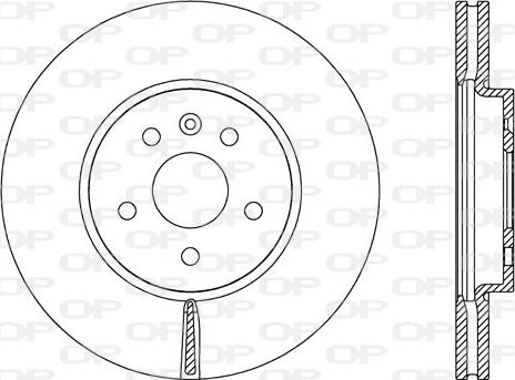 Open Parts BDA2716.20 - Bremžu diski ps1.lv