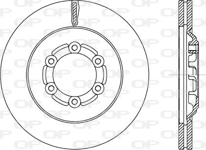 Open Parts BDA2711.20 - Bremžu diski ps1.lv