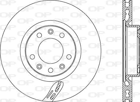 Open Parts BDA2725.20 - Bremžu diski ps1.lv