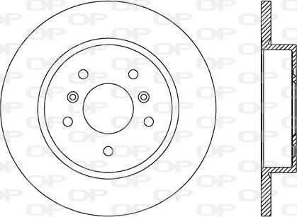 Open Parts BDA2726.10 - Bremžu diski ps1.lv