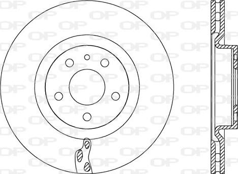 Open Parts BDA2720.20 - Bremžu diski ps1.lv