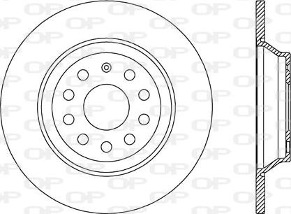 Open Parts BDA2721.10 - Bremžu diski ps1.lv