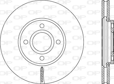 Open Parts BDA2777.20 - Bremžu diski ps1.lv