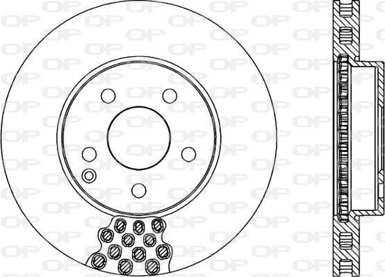 Open Parts BDR1998.20 - Bremžu diski ps1.lv