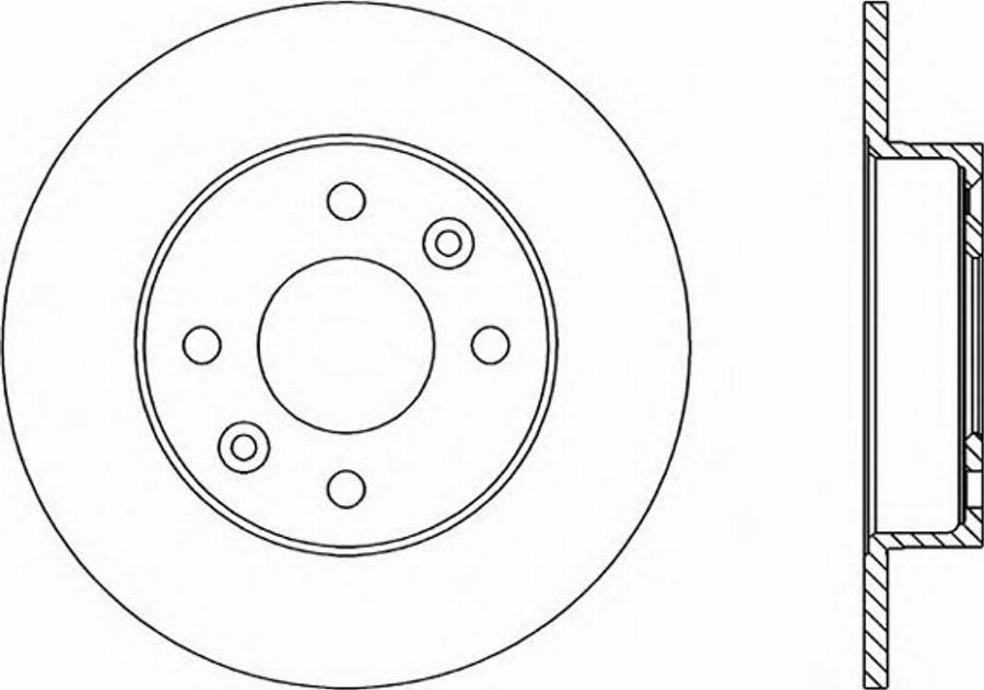 Open Parts BDR1447.10 - Bremžu diski ps1.lv