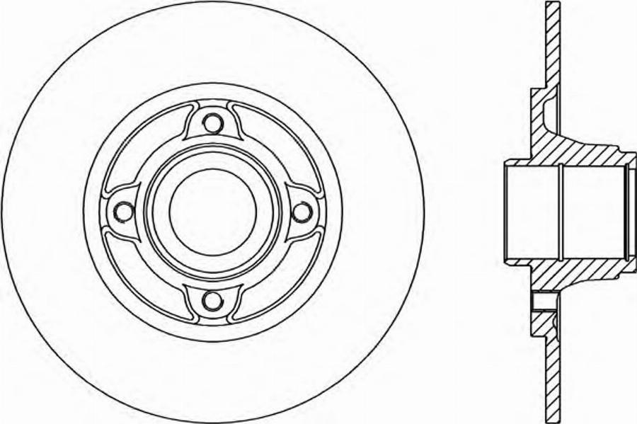 Open Parts BDR1461.10 - Bremžu diski ps1.lv