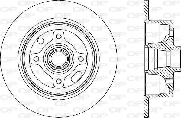 Open Parts BDR1413.10 - Bremžu diski ps1.lv