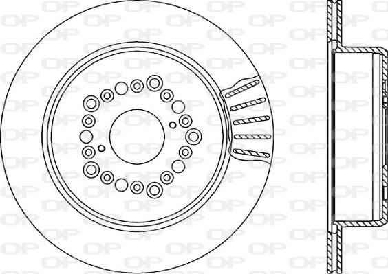 Open Parts BDR1568.20 - Bremžu diski ps1.lv