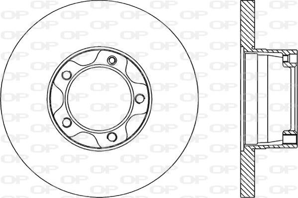 Open Parts BDR1578.10 - Bremžu diski ps1.lv