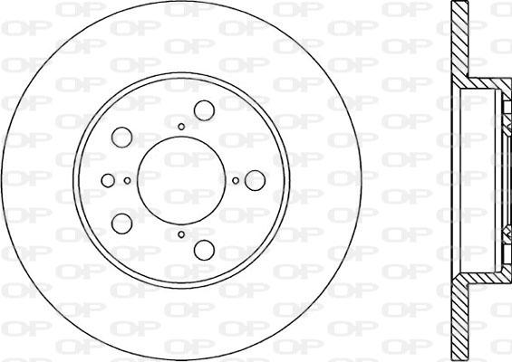 Open Parts BDR1662.10 - Bremžu diski ps1.lv