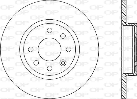 Open Parts BDR1606.10 - Bremžu diski ps1.lv