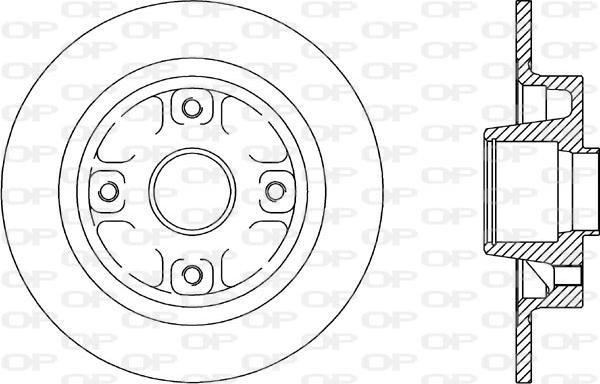 Open Parts BDR1607.10 - Bremžu diski ps1.lv