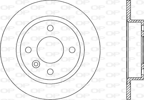 Open Parts BDR1610.10 - Bremžu diski ps1.lv