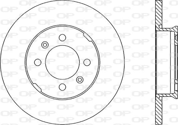 Open Parts BDR1049.10 - Bremžu diski ps1.lv