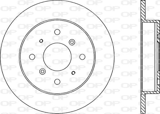 Open Parts BDR1056.10 - Bremžu diski ps1.lv