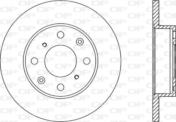 Open Parts BDR1050.10 - Bremžu diski ps1.lv