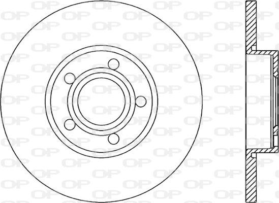 Unipart GBD1064 - Bremžu diski ps1.lv