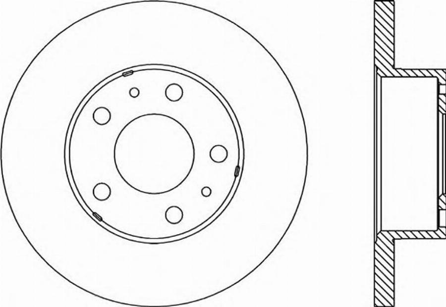 Open Parts BDR1150.10 - Bremžu diski ps1.lv