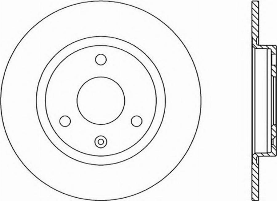 Open Parts BDR1105.10 - Bremžu diski ps1.lv