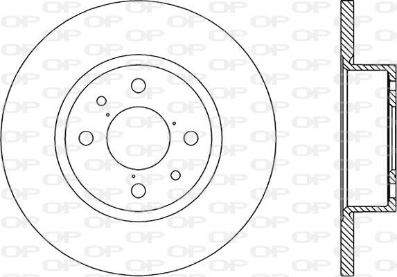 Open Parts BDR1135.10 - Bremžu diski ps1.lv