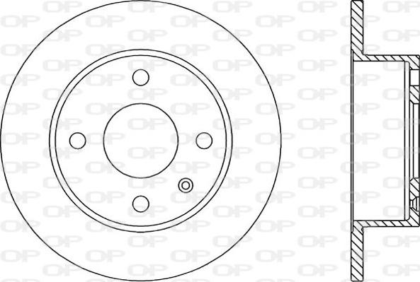 Open Parts BDR1171.10 - Bremžu diski ps1.lv