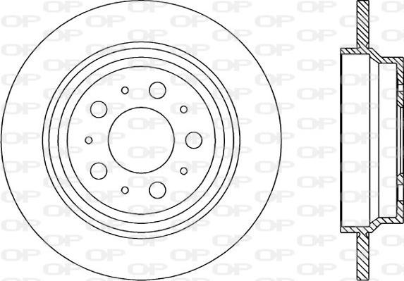 Open Parts BDR1847.10 - Bremžu diski ps1.lv