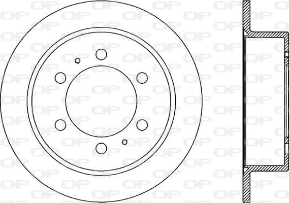 Open Parts BDR1860.10 - Bremžu diski ps1.lv