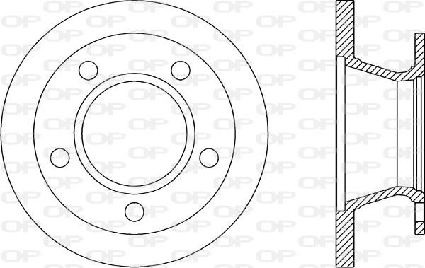 Open Parts BDR1304.10 - Bremžu diski ps1.lv