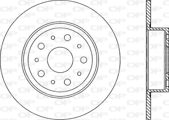 Open Parts BDR1234.10 - Bremžu diski ps1.lv