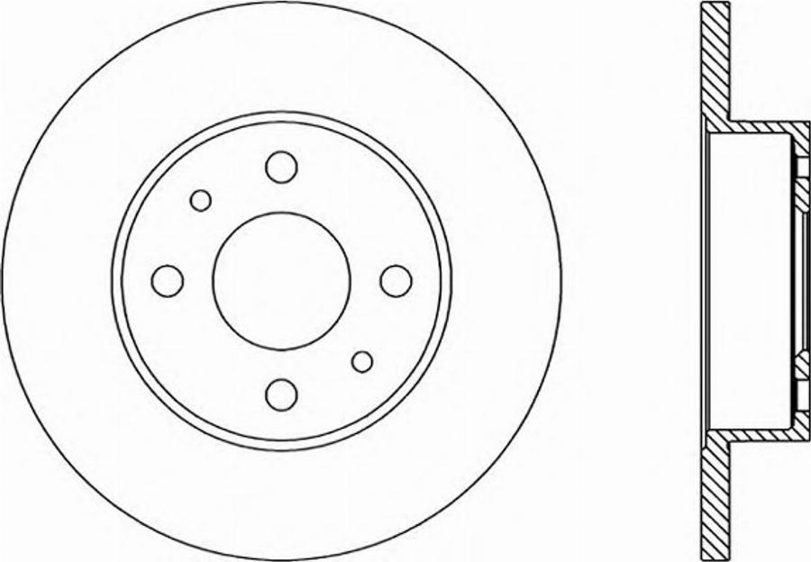 Open Parts BDR1229.10 - Bremžu diski ps1.lv