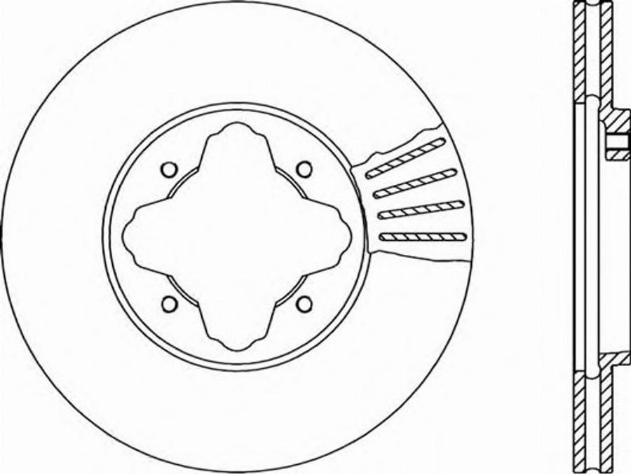 Open Parts BDR1222.20 - Bremžu diski ps1.lv