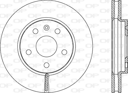 Open Parts BDR2498.20 - Bremžu diski ps1.lv