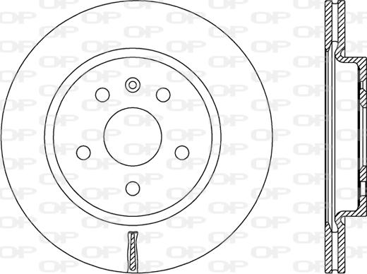 Open Parts BDR2497.20 - Bremžu diski ps1.lv