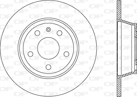 Open Parts BDR2449.10 - Bremžu diski ps1.lv