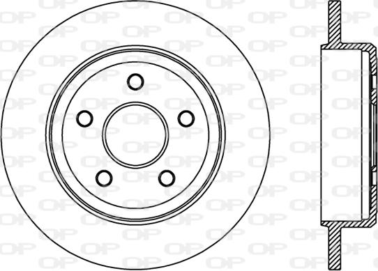 Open Parts BDR2446.10 - Bremžu diski ps1.lv