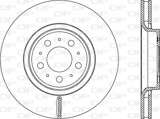 Open Parts BDR2455.20 - Bremžu diski ps1.lv