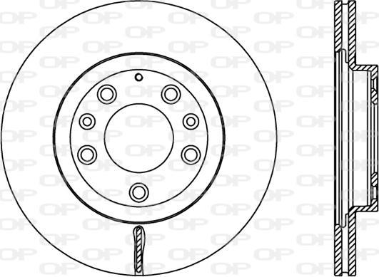 Open Parts BDR2450.20 - Bremžu diski ps1.lv